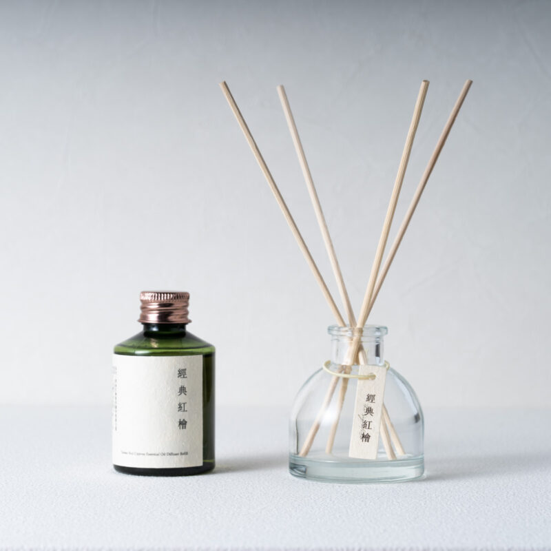 經典紅檜擴香液補充瓶100ml + 竹枝5入組合 （不含玻璃擴香瓶）