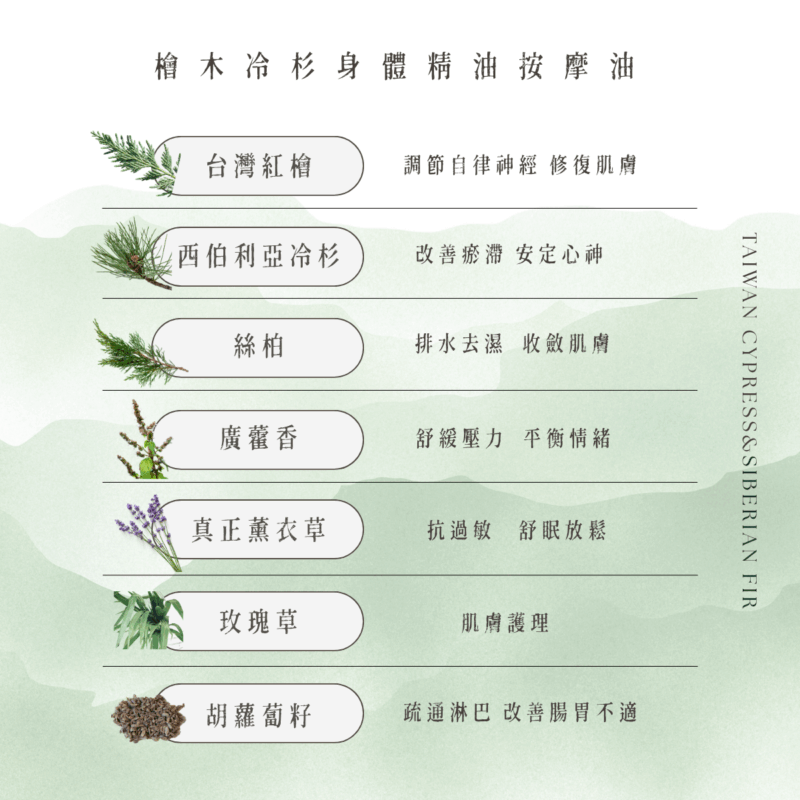 【預購】黑胡桃木經絡推油梳按摩油禮盒 (任選檜木冷杉・檜木暖薑)